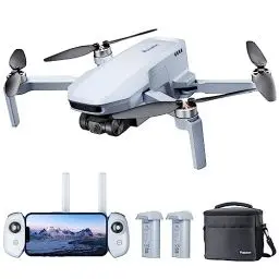 Produktbild: Potensic ATOM SE GPS Drohne mit 4K EIS Kamera, 2 Akkus 62 Min. Flugzeit, unter 249g, C0, 4KM FPV Übertragung, Bürstenloser Motor, Max.16m/s, Follow-Me/autom. Rückkehr, für Anfänger Erwachsene