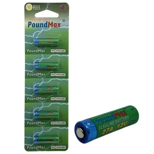 Produktbild: 5 Stück 27A, L828, Special Alkaline Batterie, 12V, A27, V27A, LR27A, MN27, GP27A, V27GA für Uhren, Fernbedienungen, Taschenrechner, kompakt mit langanhaltender & hoher Leistung