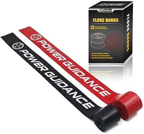 Produktbild: POWER GUIDANCE Floss Bands (2er Packung) Kompressionsbänder-Mobility&Recovery Bands-für die Verbesserung der Bewegung, Muskelwachstum, Steigerung der Durchblutung und Verringerung der Schmerzen