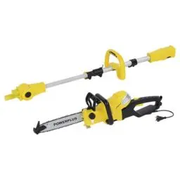 Produktbild: POWER plus elektrische Teleskop-Kettensäge 900W POWXG1032 2 in 1 elektrische Säge mit 300 mm Schwert, automatischer Kettenschmierung, Gartengeräte für einfache & anspruchsvolle Gartenarbeit