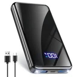 Produktbild: Power Bank,20000mAh Powerbank Schnellladefunktion 22,5W USB-C PD3.0 & QC4.0 Tragbarer Externer HandyAkkus mit LED Display,Kompatibel mit iPhone 16 15 14 13 Pro/Max Samsung S25/S24/Tablet