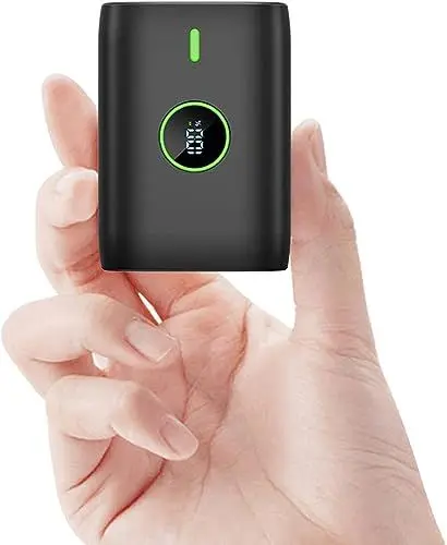 Produktbild: Power Bank 10000 mah,22.5W powerbank klein Aber stark mit led-anzeige,12v Ausgang,Mini powerbank Externe handyakkus,USB c powerbank,für Huawei XiaoMi Samsung und mehr