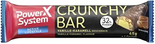 Produktbild: Power System Crunchy Bar Protein Riegel Vanille-Karamell, 45 g