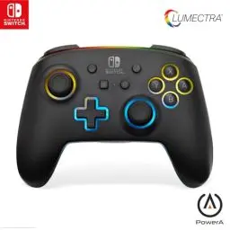 Produktbild: PowerA Enhanced Wireless Controller for Nintendo Switch with Lumectra, wireless video game controller, gaming controller, officially licensed, RGB controller