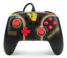 Produktbild: PowerA Pokemon Verbesserter kabelgebundener Controller für Nintendo Switch – Pokemon: Pikachu Arcade