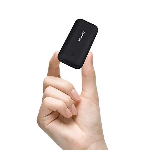 Produktbild: Powerbank 10000mAh Mini Kompakte Externer Akku Power Bank Klein Aber Stark mit Micro + USB C Handy Ladegerät Leicht Compact Externer Batterie