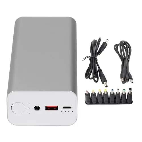 Produktbild: Powerbank, 30.000 MAh, Akku mit Großer Kapazität, Schnelles Aufladen mit 65 W, Tragbares PD-Ladegerät mit Spannungsgetriebe-Gleichstromschnittstelle, Ladegerät-Netzteil, die