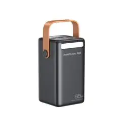 Produktbild: Power Bank 50000mAh PD 65W USB C mit LED Display Schnellladung Externer Akku für Laptop MacBook Handy Samsung Google LG Drohne usw. – Schwarz