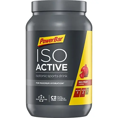 Produktbild: Powerbar - Isoactive - Red Fruit - 1320g - Isotonisches Sportgetränk - 5 Elektrolyte