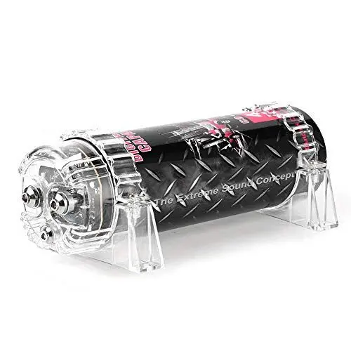 Produktbild: Powercap Car Hifi, Qiilu Power Capacitor, 4 Farad Power Capacitor LED Spannungsanzeige Power Cap Car Audio Verstärker
