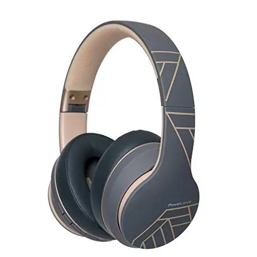 Produktbild: PowerLocus P6 Bluetooth Kopfhörer Over Ear, Over Ear Kopfhörer Kabellos mit Super Bass, 40Std. Spielzeit,Mikrofon,Voice Assistant, Passiv Noise Cancelling für iPhone,Samsung,iPad,PC,Laptop,TV