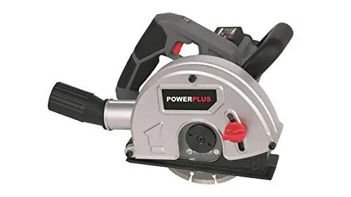 Produktbild: POWER plus Mauernutfräse POWE80050 - Power Schlitzfräse für Wand, Boden und Decke – Wandfräse mit einer Schnittleistung bis 45 mm und ergonomischem Griff