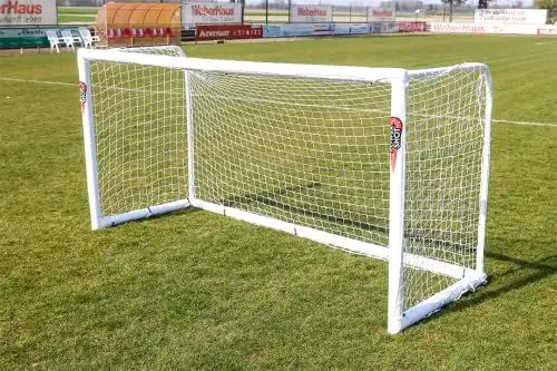 Produktbild: POWERSHOT® Fußballtor - 2,4 x 1,6 m - Made IN Germany - Super stabil - aus uPVC - WETTERFEST - Mit Klicksystem und wählbarem Zubehör