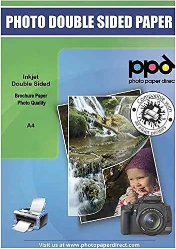 Produktbild: PPD 100xA4 Inkjet Flyerpapier 130g Matt Beidseitig Beschichtet für Druck in Fotoqualität PPD-40-100