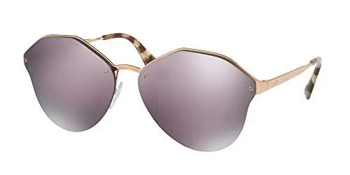 Produktbild: Prada Damen SPR64T Sonnenbrille, Gold (Gold/Rosa verspiegelt), 66