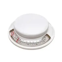 Produktbild: Dr. Oetker Präzise 1531 Backwaage Ø 17 cm – Unverzichtbarer Küchenhelfer in Weiß für Exaktes Abwiegen, Ideal für Jede Küche mit Integrierter Zuwiegefunktion