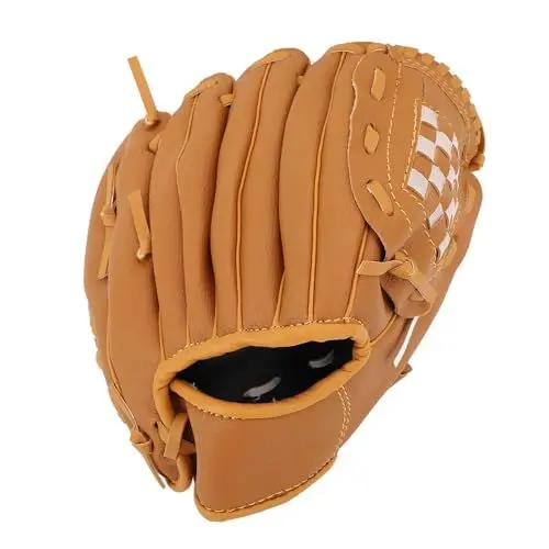 Produktbild: Baseball-Handschuh, Ergonomisch, PU-Leder, Weich, Weich, Professioneller Baseball-Feldhandschuh, Softball-Handschuh für Jugendliche und Erwachsene (#4)