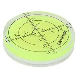 Produktbild: Libelle Runde Wasserwaage Messgerät Wasserwaage Libelle 60mm Durchmesser Messwerkzeug Runde Libelle mit Skala für Kameraplattformwaage,Wasserwaage