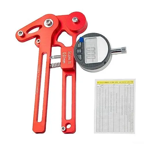 Produktbild: Praktischer Fahrrad-Speichenspannungsmesser für Fahrrad-Speichenspannungen (rote elektronische Uhr)