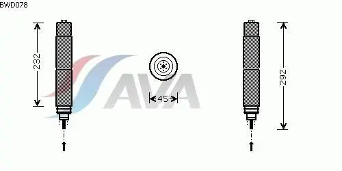 Produktbild: Prasco BWD078 Trockner, Klimaanlage