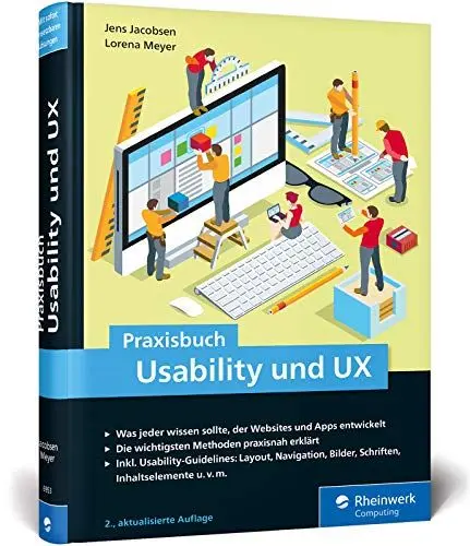 Produktbild: Praxisbuch Usability und UX: Bewährte Usability- und UX-Methoden praxisnah erklärt