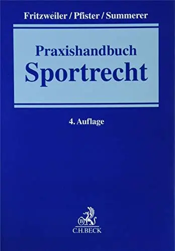 Produktbild: Praxishandbuch Sportrecht