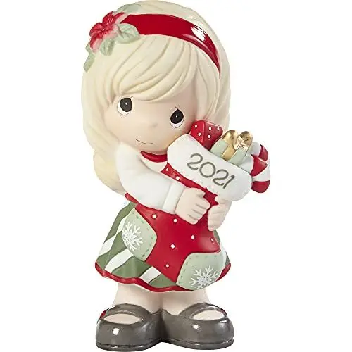Produktbild: Precious Moments You Fill Me with Christmas Cheer Dated Girl Figur 211001, Weiß