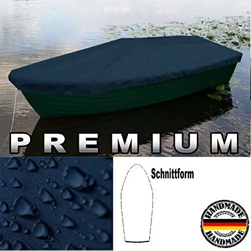Produktbild: Premium Boot Persenning - Anka, Ruderboot, Schlauchboot, Angelboot & Co Bootsplane extrem reißfest (Dunkelblau, 420 cm x 140 cm)