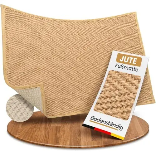 Produktbild: Bodenständig Premium Fußmatte - 100% Wetterfest - EIN echter Blickfänger. Fussmatte Aussenbereich wetterfest - Türmatte Fussmatte aussen & Fussabtreter aussen & Fußmatte Outdoor