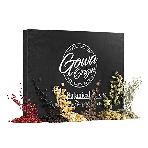 Produktbild: Premium Gin Gewürze I Gin-Botanicals für Gin Tonic, Cocktails oder auch zum Kochen I Gin Geschenkset Männer I Gin Zubehör (6er Premium Botanicals)