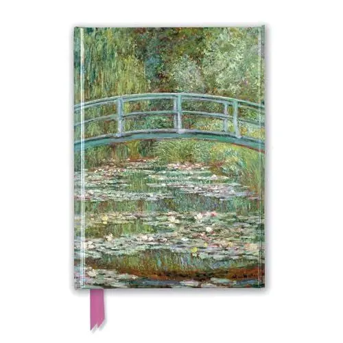 Produktbild: Premium Notizbuch DIN A5: Claude Monet, Die japanische Brücke: Unser hochwertiges, liniertes Blankbook mit festem, künstlerisch geprägtem Einband und ... Notizbuch DIN A 5 mit Magnetverschluss)