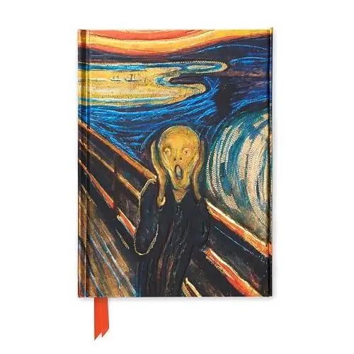 Produktbild: Premium Notizbuch DIN A5: Edvard Munch, Der Schrei: Unser hochwertiges, liniertes Blankbook mit festem, künstlerisch geprägtem Einband und ... DIN A 5 mit Magnetverschluss, Band 63)