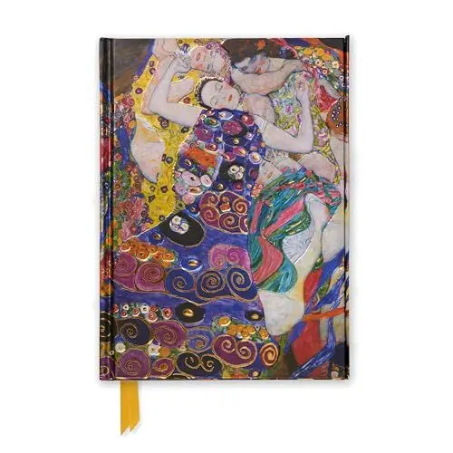 Produktbild: Premium Notizbuch DIN A5: Gustav Klimt, Die Jungfrau: Unser hochwertiges, liniertes Blankbook mit festem, künstlerisch geprägtem Einband und ... Notizbuch DIN A 5 mit Magnetverschluss)