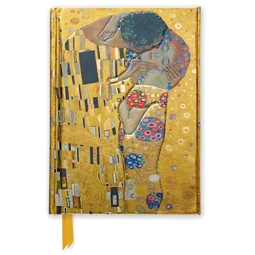 Produktbild: Premium Notizbuch DIN A6: Gustav Klimt, Der Kuss: Unser hochwertiges, liniertes Blankbook mit festem, künstlerisch geprägtem Einband und ... DIN A 6 mit Magnetverschluss, Band 1)
