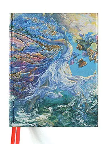 Produktbild: Premium Skizzenbuch: Josephine Wall, Lebenfreude: Unser hochwertiges Blankbook mit festem, künstlerisch geprägtem Einband im Format 28 cm x 21,6 cm