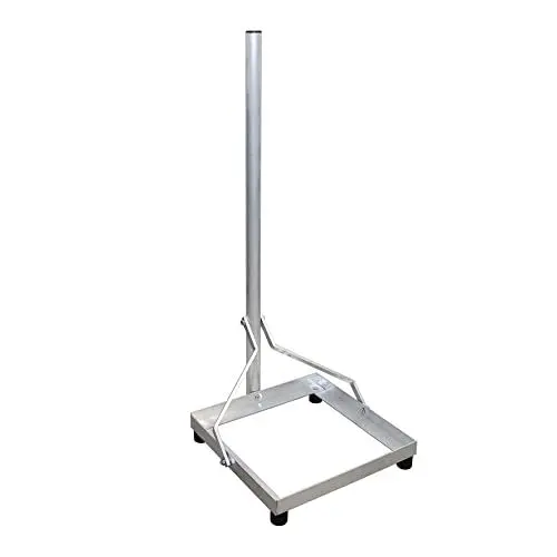 Produktbild: Premium X Balkonständer 40x40cm Aluminium Mast 1m SAT Balkon Terrassen-Ständer Flachdach Halterung für Satelliten-Schüssel