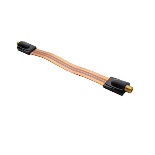 Produktbild: Premium X Fensterdurchführung Flachkabel für Fenster und Türen extra flach SlimLine Kupplung SAT-Antennenkabel Durchführung 24 cm