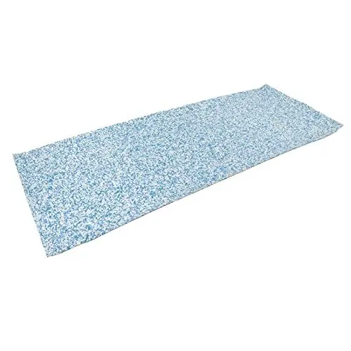 Produktbild: Premium-EVA-Schaumstoffmatte, Rutschfest, Zuschneidbar, Einfache Installation, Pflegeleicht für Marine, Boot, Yacht, Schwimmbad (Blau Weiss)