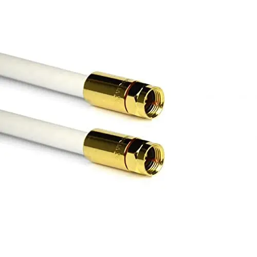 Produktbild: PremiumX 3m Sat Antennenkabel Digital Innenleiter REINES Kupfer mit F Kompressionsstecker XCon G7 | Premium HDTV Kabel | Koaxialkabel | F-Stecker zu F-Stecker