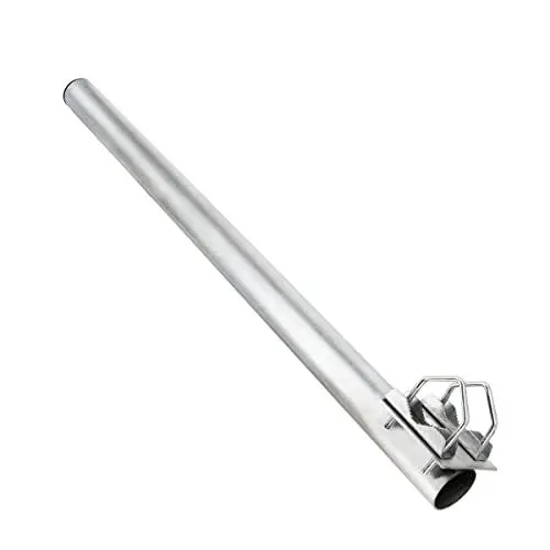 Produktbild: PremiumX Balkon-Halter 50cm Ø 48mm Stahl Mast Geländer-Halterung Satelliten-Schüssel SAT-Antenne Ausleger Mastaufsatz Mast-Verlängerung