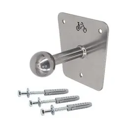 Produktbild: PremiumX Wandhalterung für Fahrradträger Kugelkopf Fahrrad-Heckträger Wand-Halter inkl. Befestigung Dübel U-Scheibe Schrauben