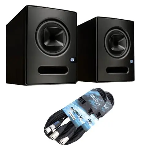 Produktbild: Presonus Sceptre S8 1 Paar Studio-Monitorboxen mit 2x keepdrum XLR-Kabel
