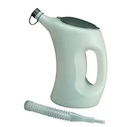 Produktbild: Pressol 0656240 Messbecher mit Deckel-FLA-PE, 5 l-weiß-transparent-0656240