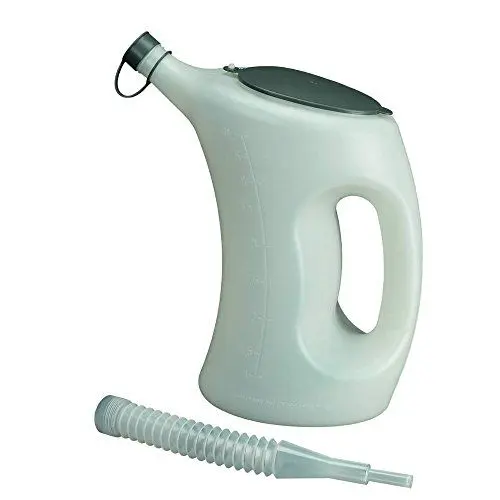 Produktbild: Pressol 0656240 Messbecher mit Deckel-FLA-PE, 5 l-weiß-transparent-0656240