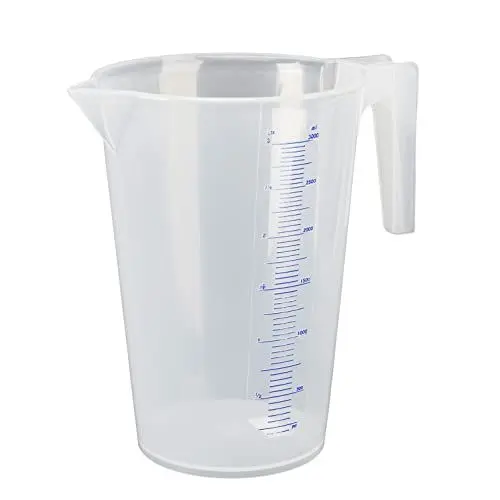 Produktbild: Pressol Messbecher Polypropylen 3,0l transparent, Klar