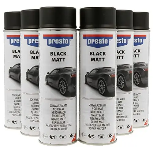 Produktbild: presto 100008 SET Universal schwarz matt 6 x 500 ml