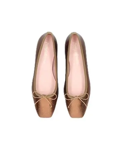 Produktbild: PrettyBallerinas - Elegante Ballerina - Designer Flats (Metallisch Metalizado I24-40)