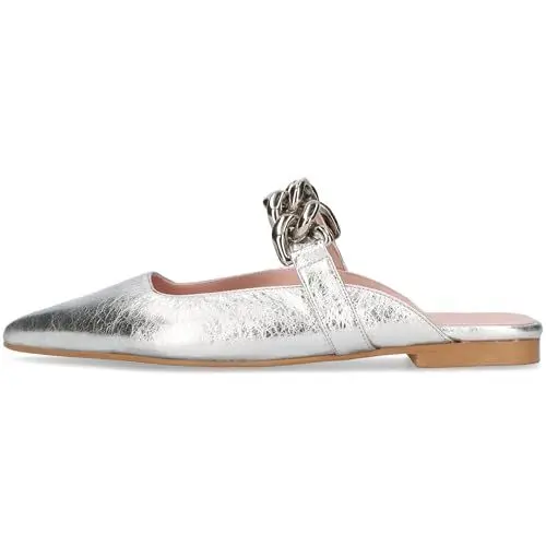 Produktbild: PrettyBallerinas - Elegante Mules - Designer-Flats (Metallisch Metalizado V24-39.5)
