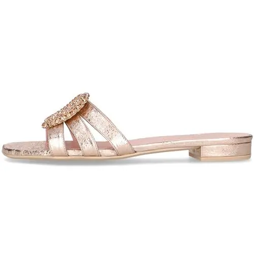 Produktbild: PrettyBallerinas - Elegante Sandalen - Designer Frühjahrs-/Sommer Schuhe (Orange Ante V24-41)