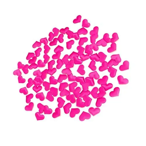 Produktbild: PRETYZOOM 100 Stk Schwamm Konfetti Verstreuen Konfetti Aus Metallfolie Blütenblätter Schwämme Künstliche Hochzeitsblätter Hochzeit Konfetti-blumen Herz Hochzeitsbedarf